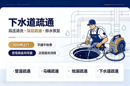 天门下水道疏通